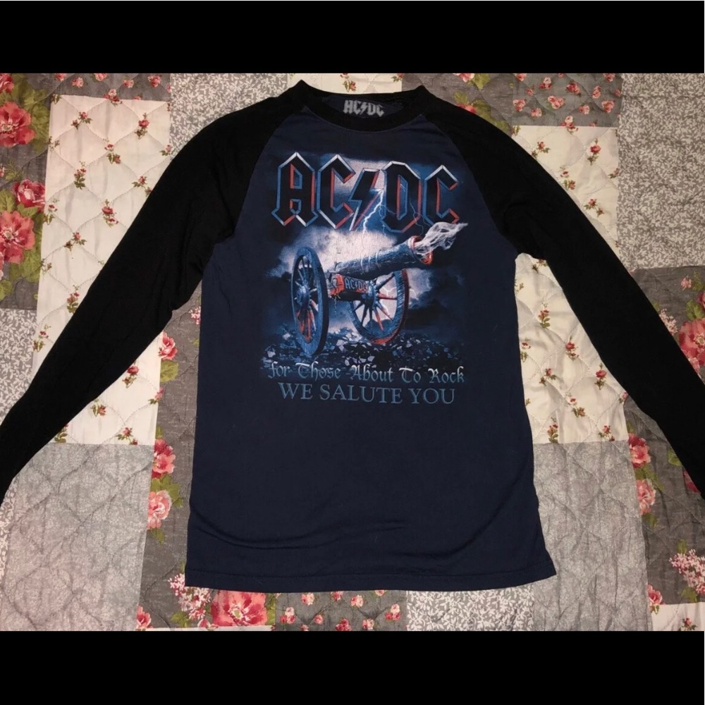 AC/DC For Those About To Rock Shirt Long Sleeve